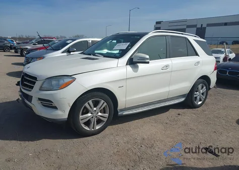 2012 Mercedes-Benz Ml 350 4Matic z USA, uszkodzony, nr VIN 4JGDA5HB2CA059546
